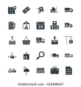 Logistic Delivery Cool Vector Icons 1