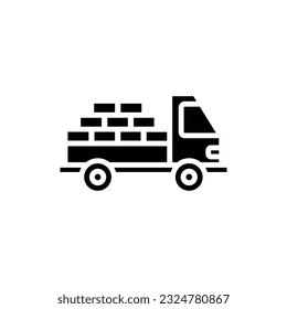 Logistic Delivery Filled Icon Vector Illustration