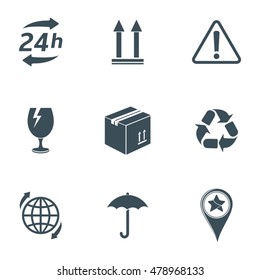 Logistic and delivery icons