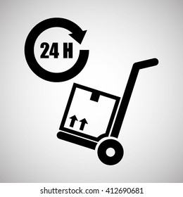 Logistic design. Shipping and Delivery conception 
