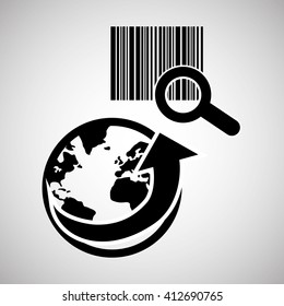 Logistic design. Shipping and Delivery conception 
