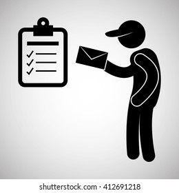 Logistic design. Shipping and Delivery conception 