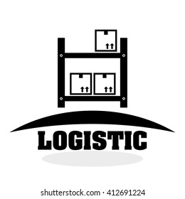 Logistic design. Shipping and Delivery conception 