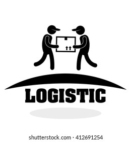 Logistic design. Shipping and Delivery conception 