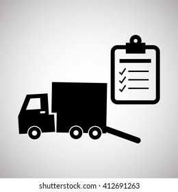 Logistic design. Shipping and Delivery conception 