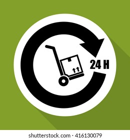 Logistic design. Shipping and Delivery conception 