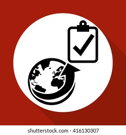 Logistic design. Shipping and Delivery conception 
