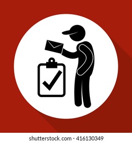 Logistic design. Shipping and Delivery conception 