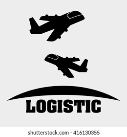 Logistic design. Shipping and Delivery conception 