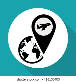 Logistic design. Shipping and Delivery conception 