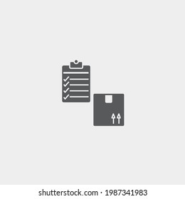 Logistic design vector icon illustration sign