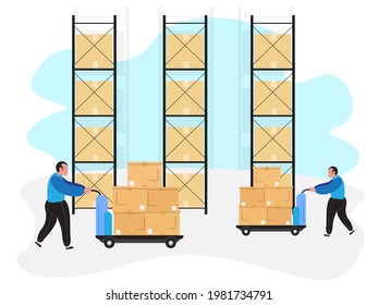 concepto de servicio de carga de distribución logística. entrega global banner de envío de importación a nivel mundial para página web de aterrizaje, presentación, social, afiche o imagen de medios impresos