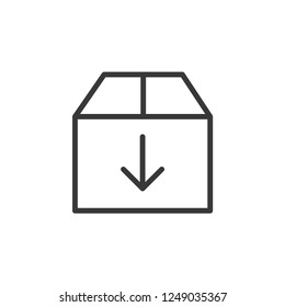 Logistic Download Modern Simple UI Vector Icon