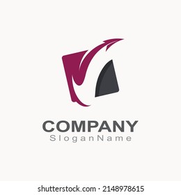 Logistic express Logo for business and delivery company design 