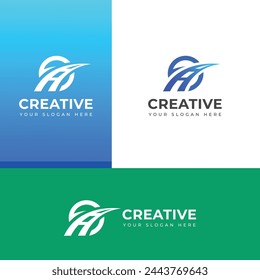 Logistic, fast shipping, fast delivery , Transport logistic logo design template.