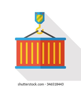 logistic goods flat icon