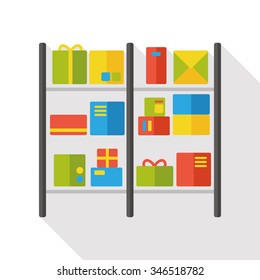 logistic goods flat icon