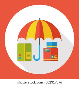 logistic goods flat icon