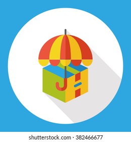 logistic goods flat icon