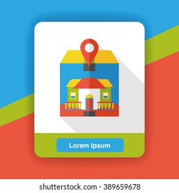 logistic goods flat icon