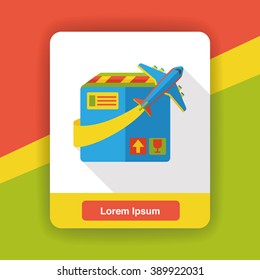 logistic goods flat icon