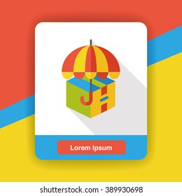 logistic goods flat icon
