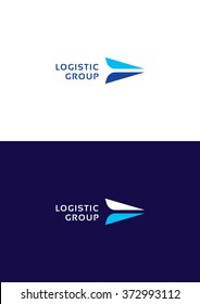 Logistic group logo template.