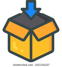 Icono Logístico. Icono perfecto de píxeles adecuado para cualquier diseño