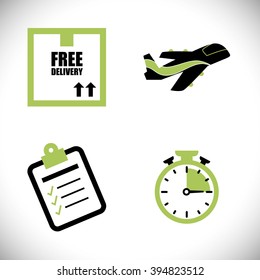 Logistic icon set design