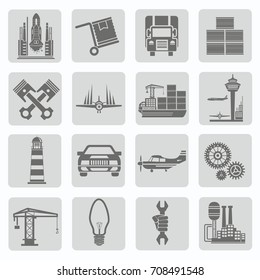 Logistic icon set,vector