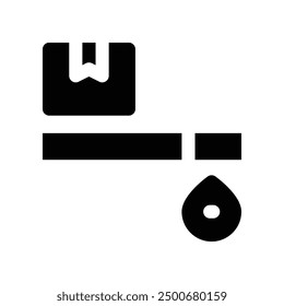 logistic icon. vector glyph icon for your website, mobile, presentation, and logo design.
