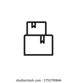 logistic icon vector sign symbol isolated