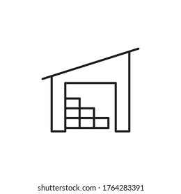 logistic icon vector sign symbol