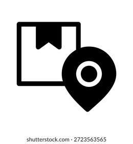 Ilustración de diseño de símbolo de Vector de icono logístico