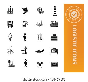 Logistic icon,cargo icon,logistic icon,vector