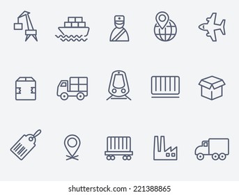 logistic icons