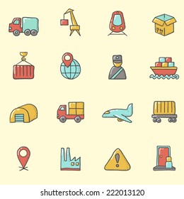 Logistic icons