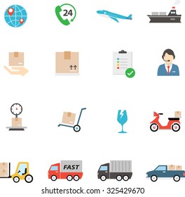 Logistic icons