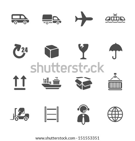 Logistic icons