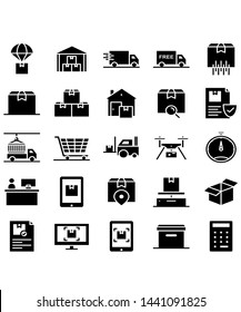 
Logistic Icons vector symbol icon