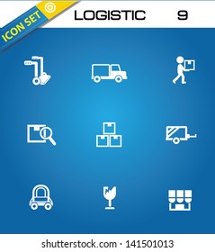 Logistic icons,vector