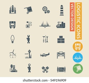 Logistic icon,vector