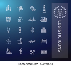 
Logistic icon,vector
