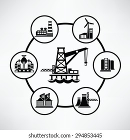 Logistic and industry concept,Circle info graphic design,clean vector