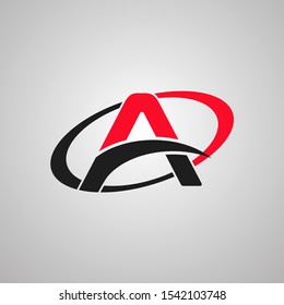 logistic A letter logo design