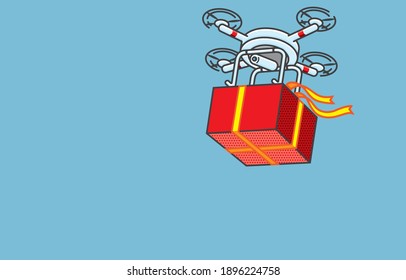 Logistic for life safety during coronavirus pandemic Concept. Illustration, shape, line, art, pattern, retro style in vector isolated on background.