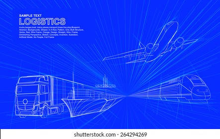 desenho de linha logística