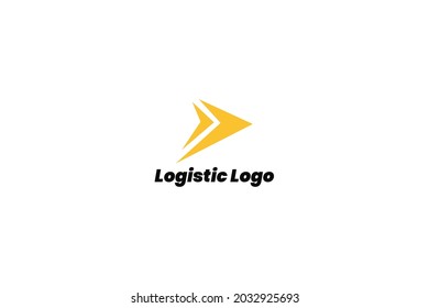 Logistic Logo For Business and Company. Modern Delivery Service Logo Template Design Vector.