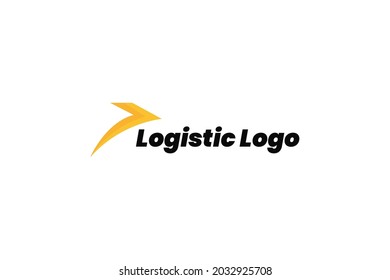 Logistic Logo For Business and Company. Modern Delivery Service Logo Template Design Vector.