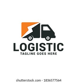 Logistic logo delivery express icon vector template.
